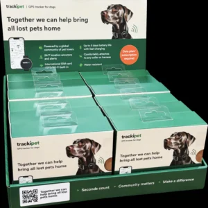 Trackipet 12-Pack Display Unit (each includes 3 months of service)